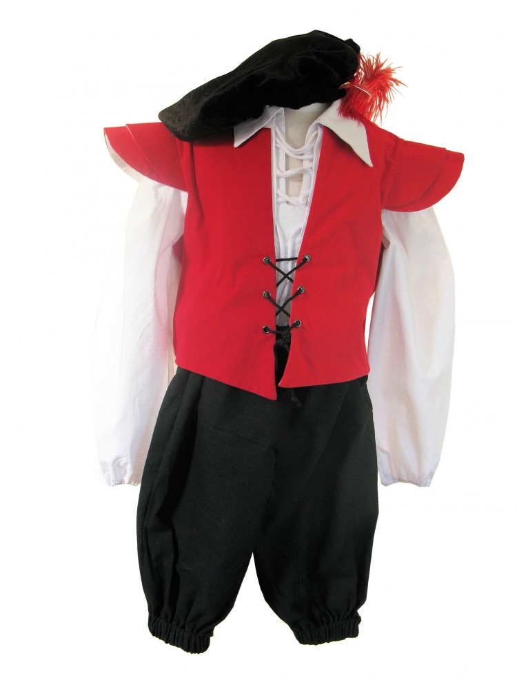 Boy's Medieval Tudor Costume Age 7 - 8 Image